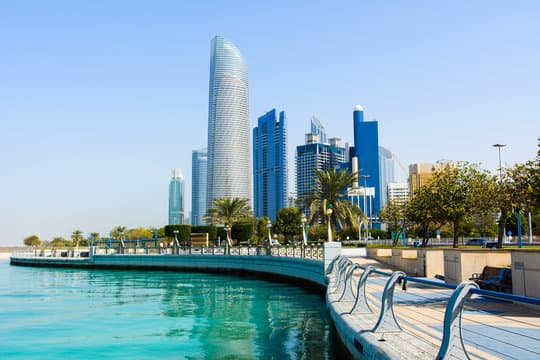 Book a flight to Abu Dhabi